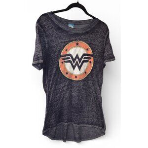Wonder Woman Burnout T-Shirt Women’s Size L DC Comics Graphic T-Shirt